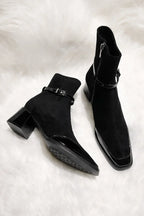 Alven Patchwork Ankle Boots