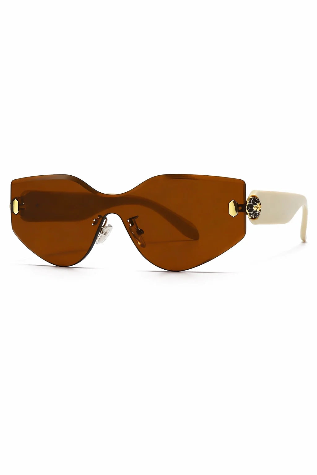 Baroque Oval Retro Sunglasses