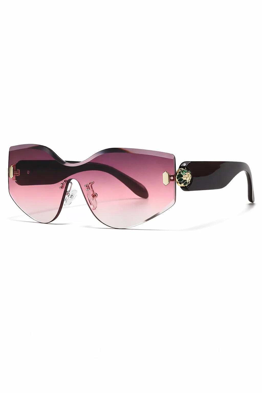 Baroque Oval Retro Sunglasses