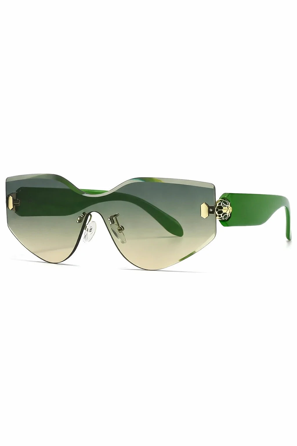 Baroque Oval Retro Sunglasses