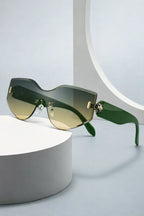 Baroque Oval Retro Sunglasses