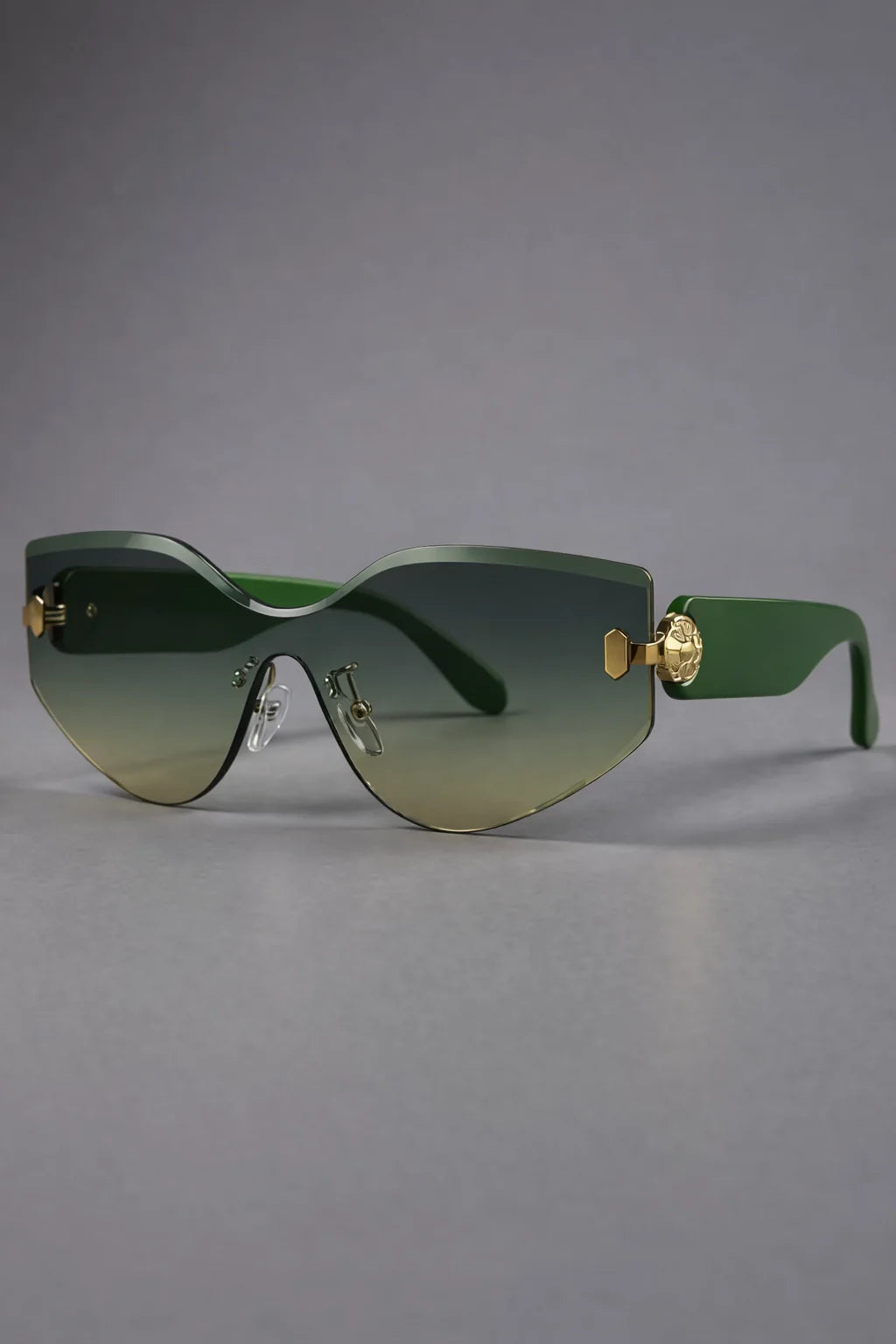 Baroque Oval Retro Sunglasses