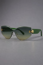 Baroque Oval Retro Sunglasses