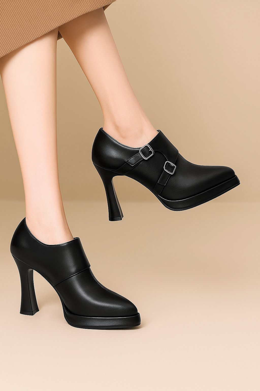 Amaya Genuine Leather Heels