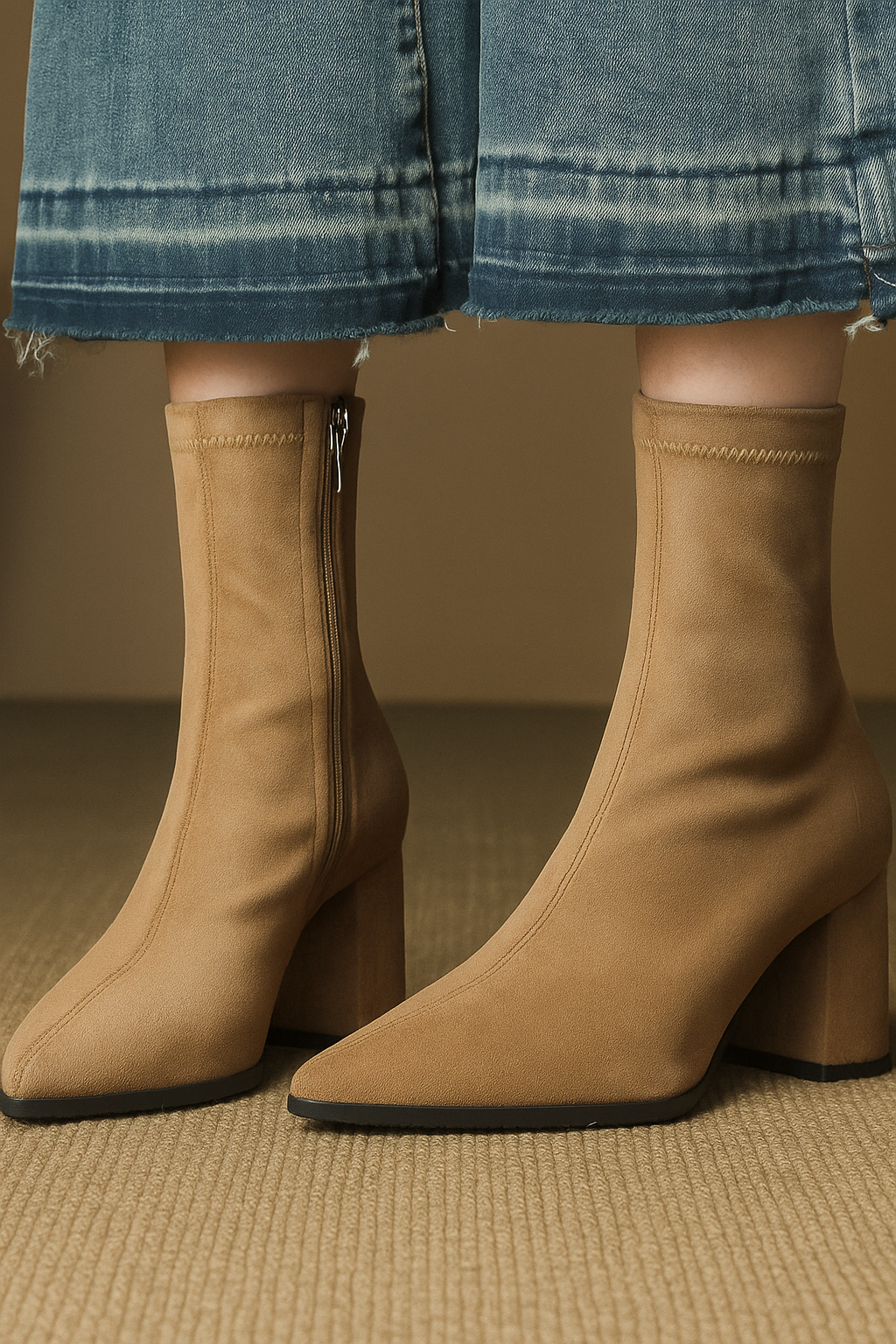 Alora Genuine Suede Boots